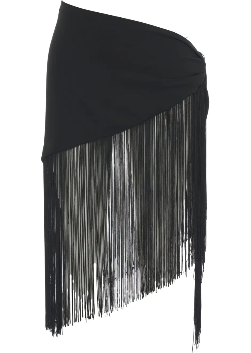 Poncho Cape with fringe details - Img 4
