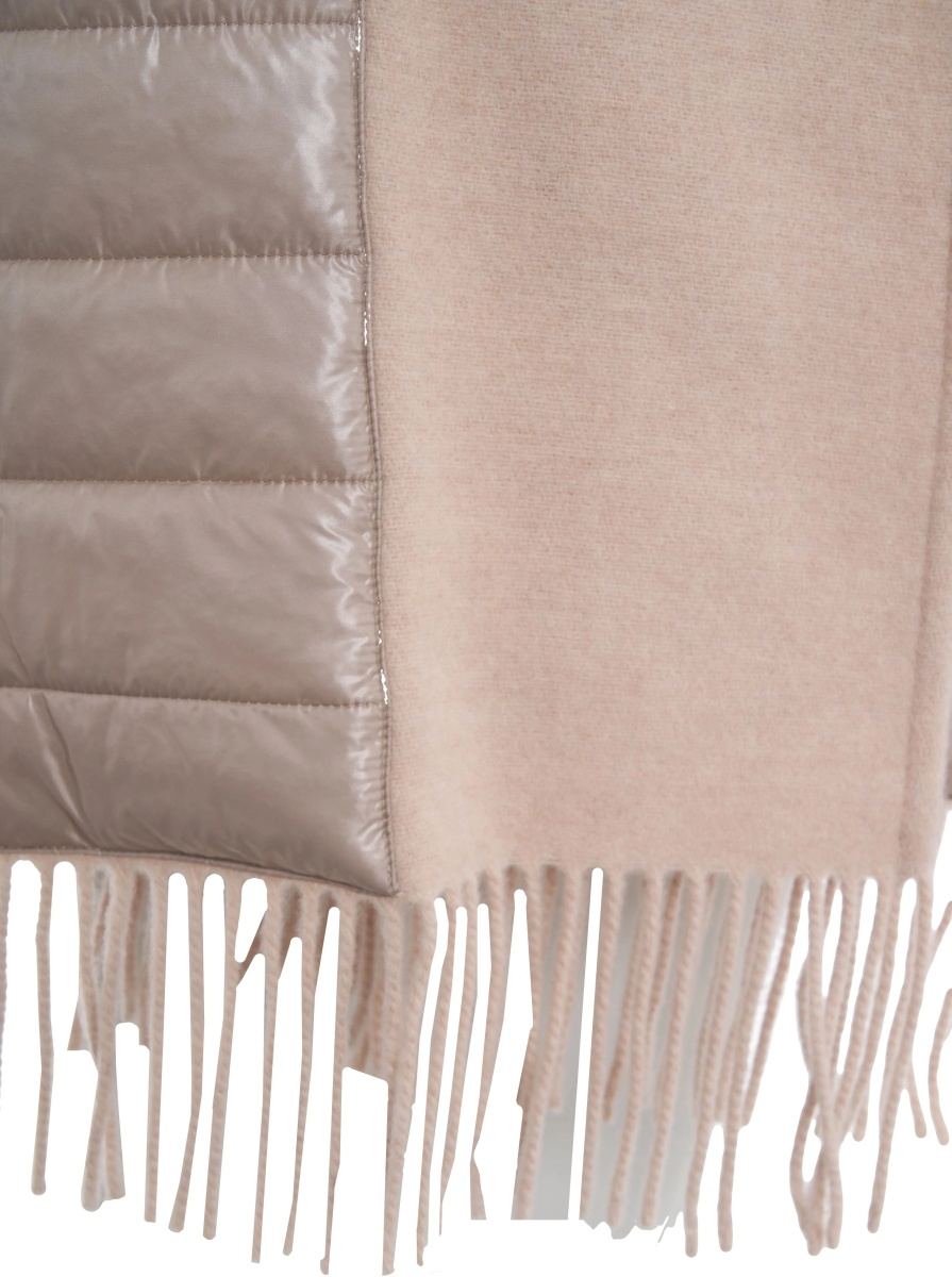 Poncho Cape with fringe details - Img 5