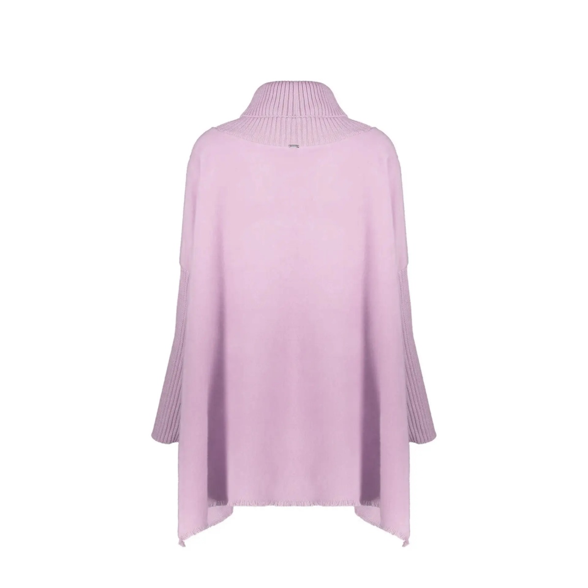 Poncho Herno high-collar Asymmetric Poncho - Img 2