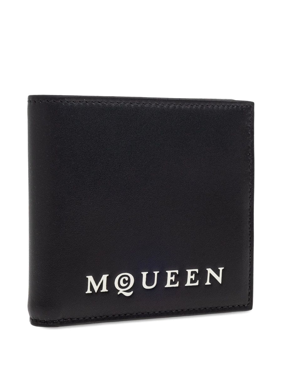 Portofel Alexander McQueen negru din piele - Img 3