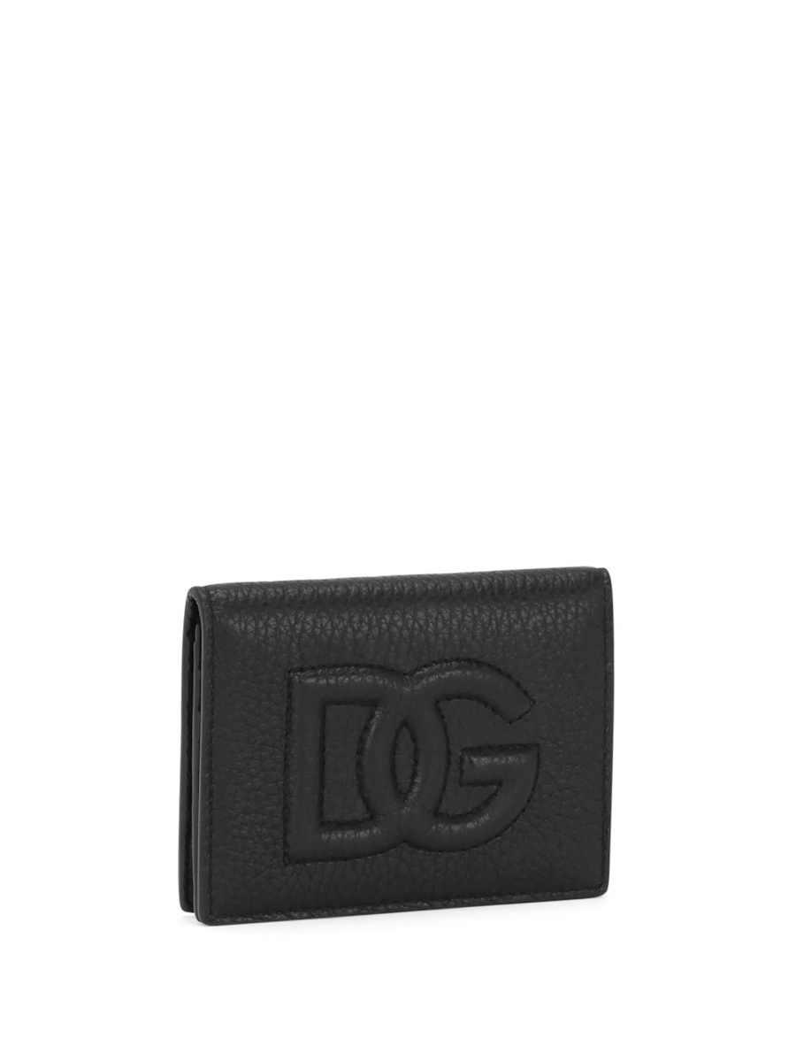 Portofel Dolce &amp; Gabbana DG Logo negru din piele - Img 3