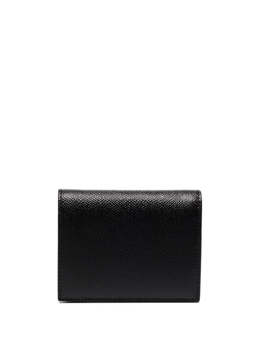 Portofel Ferragamo gancini negru din piele - Img 2