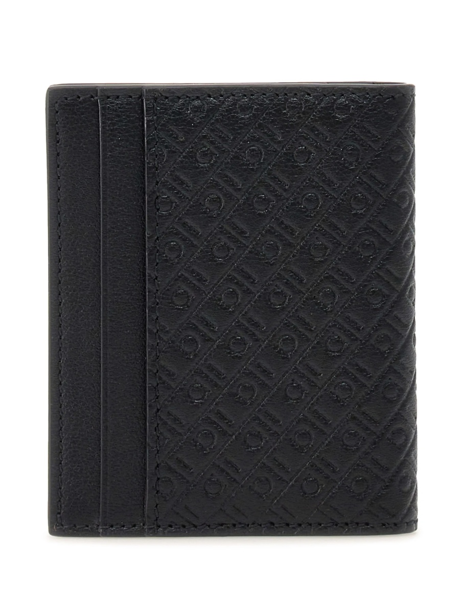 Portofel Ferragamo negru din piele - Img 2