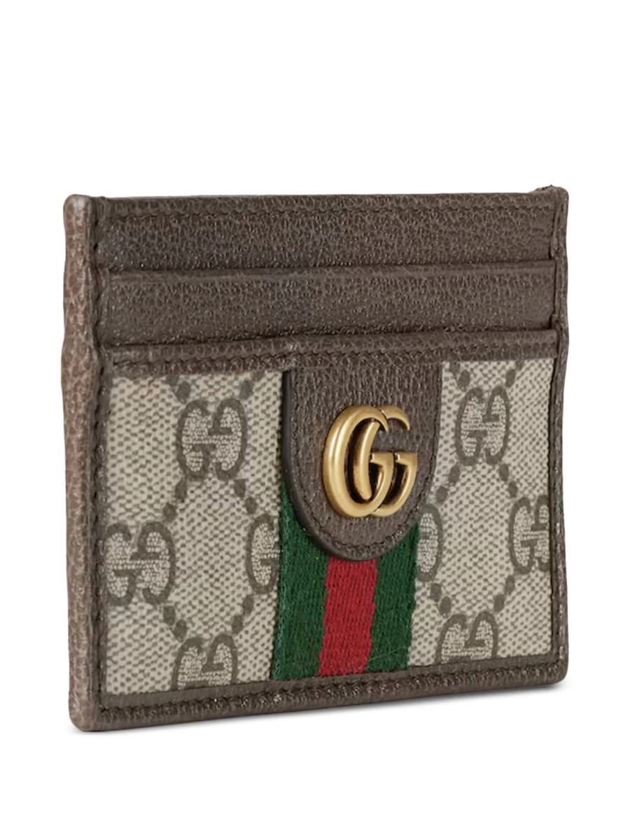 Portofel Gucci neutru din piele si material textil - Img 3