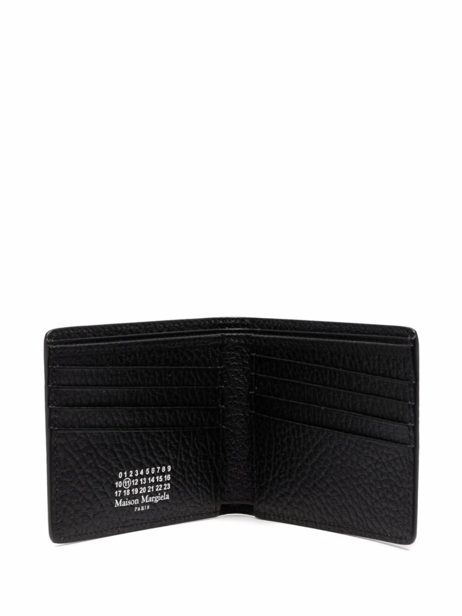 Portofel Maison Margiela negru din piele - Img 3