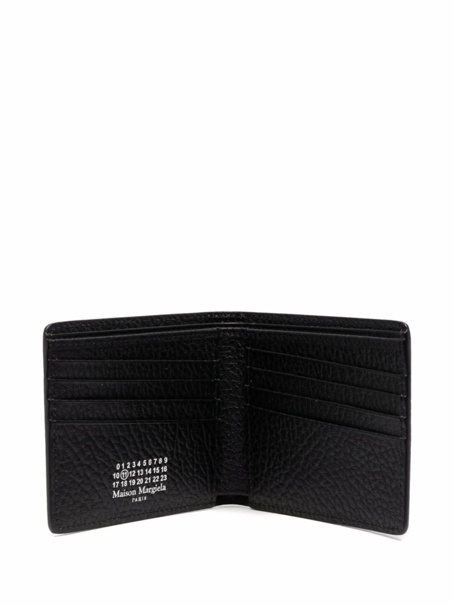 Portofel Maison Margiela negru din piele - Img 3