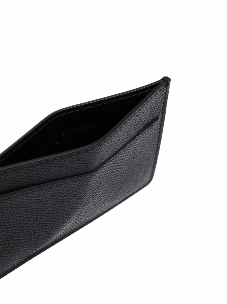 Portofel Maison Margiela negru din piele - Img 3