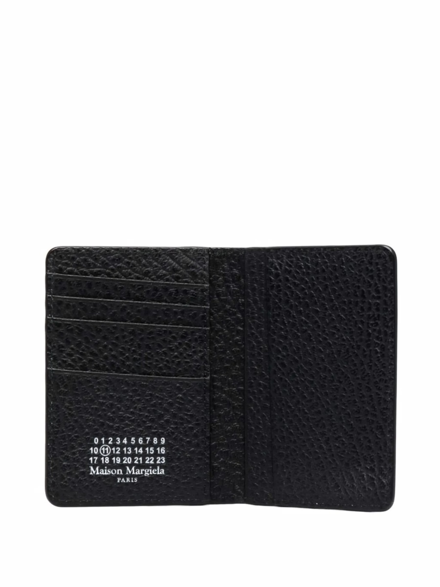 Portofel Maison Margiela negru din piele - Img 3