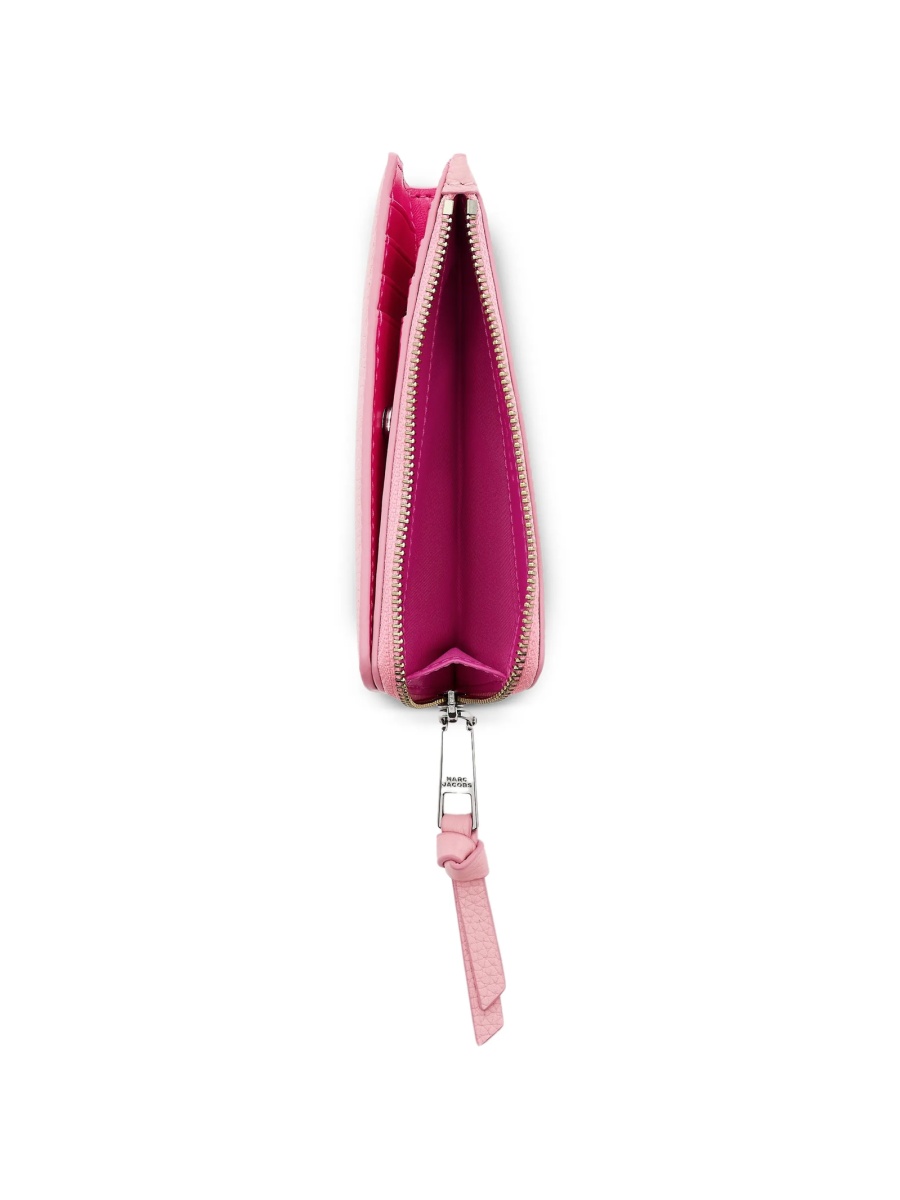 Portofel Marc Jacobs roz din piele - Img 3