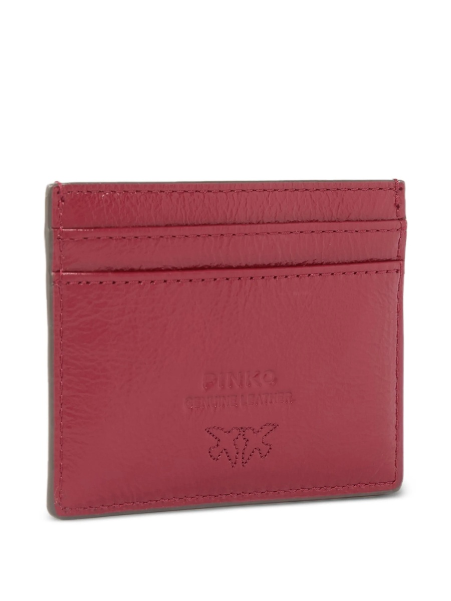 Portofel Pinko rosu din piele - Img 2