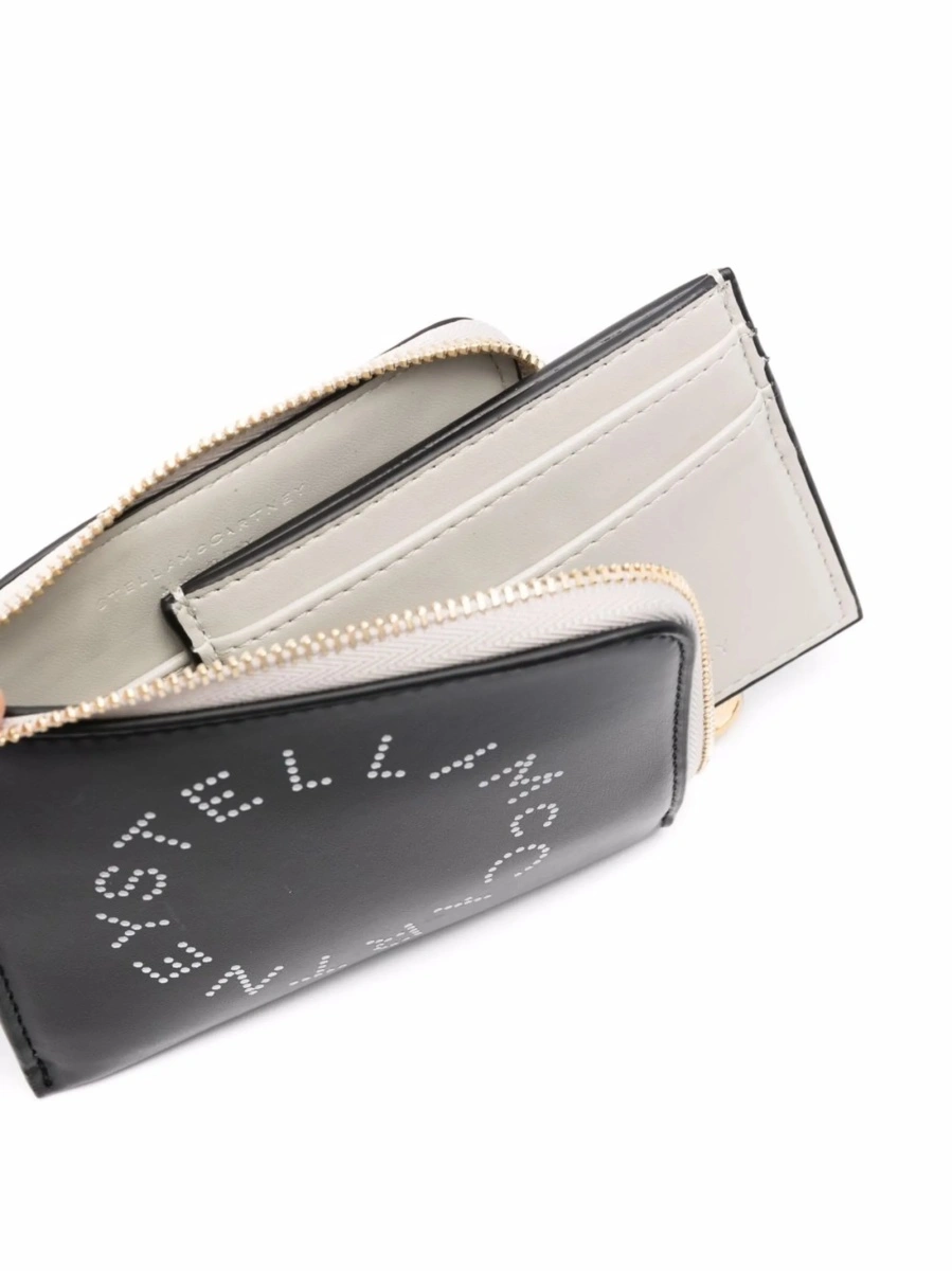 Portofel Stella McCartney negru din poliuretan - Img 3