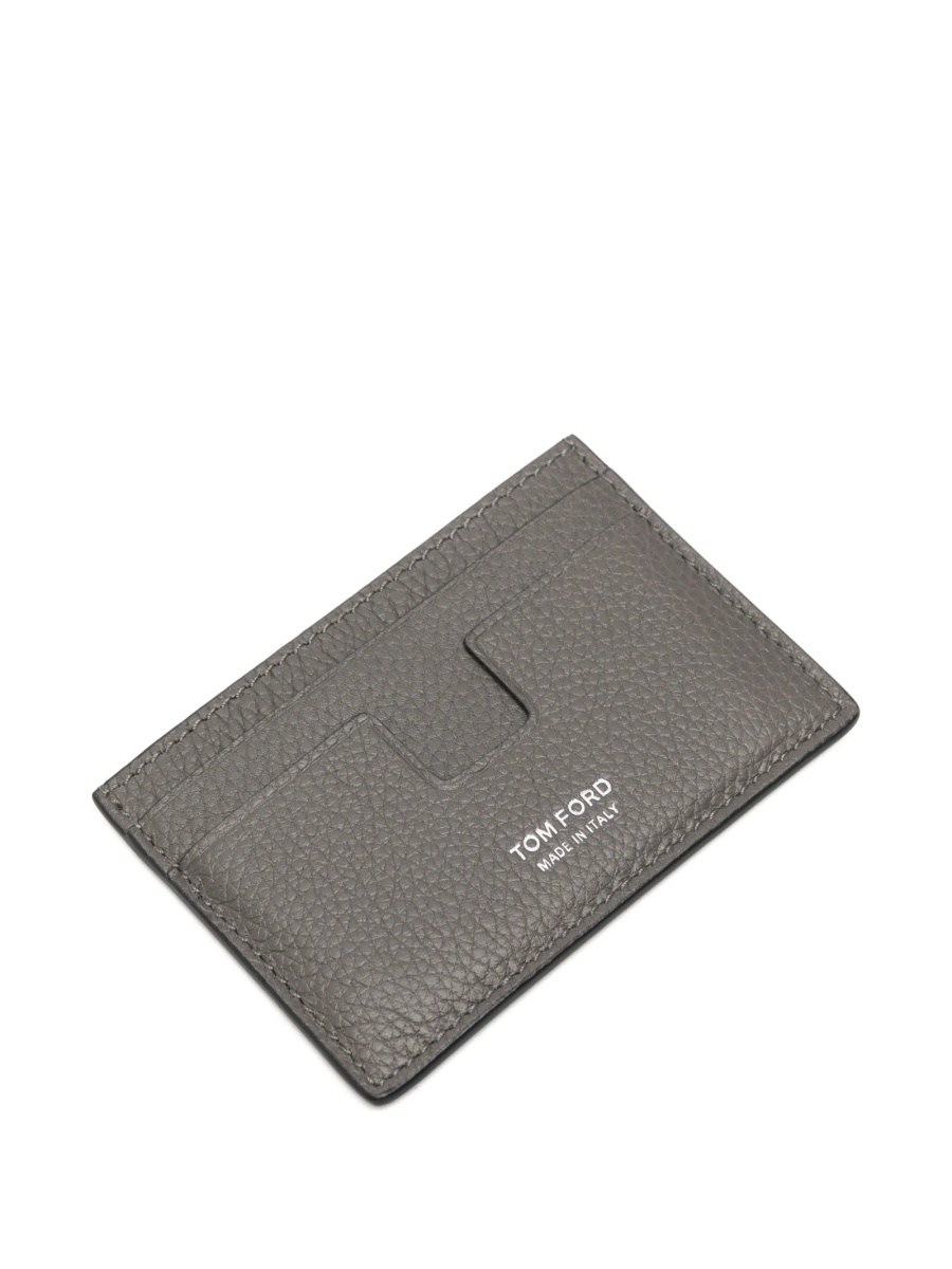 Portofel Tom Ford gri din piele - Img 3