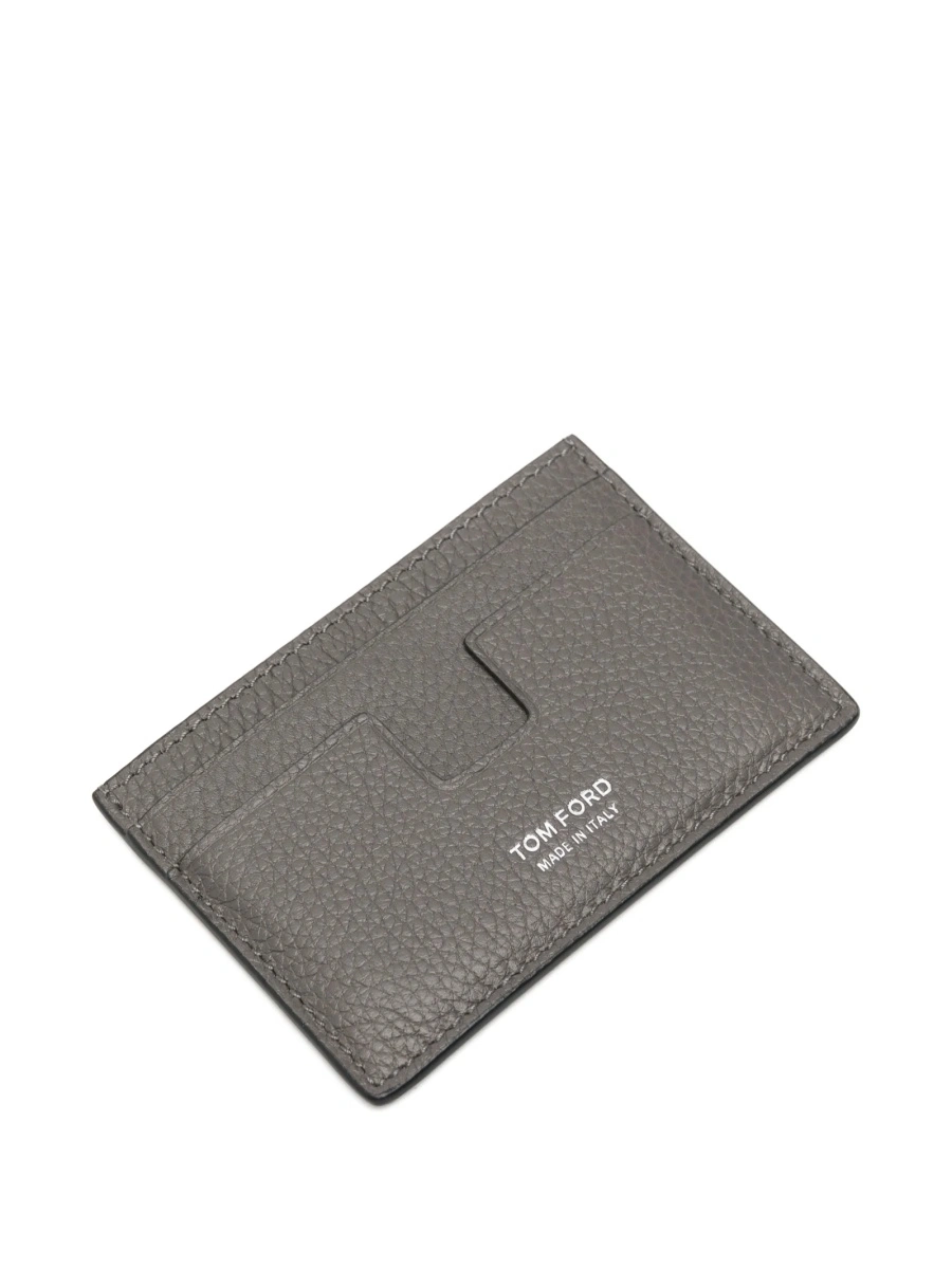 Portofel Tom Ford gri din piele - Img 3