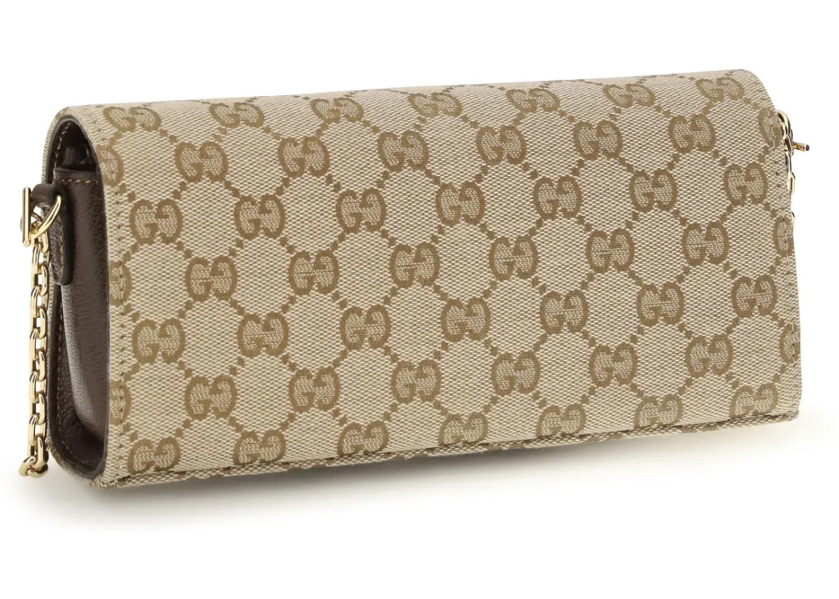 Portofele GG Fabric chain Wallet with Horsebit - Img 3