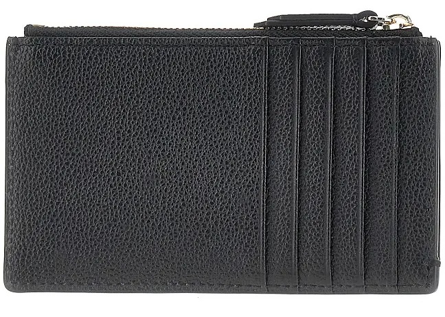 Portofele Grained leather card holder with logo - Img 2