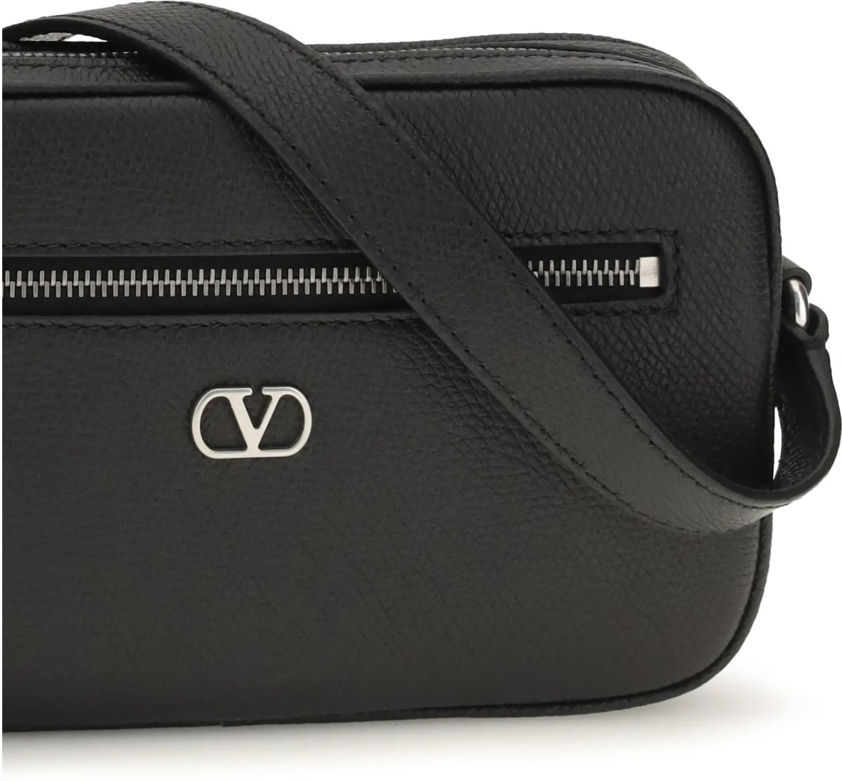 Portofele Grained leather Crossbody Bag with zip - Img 4