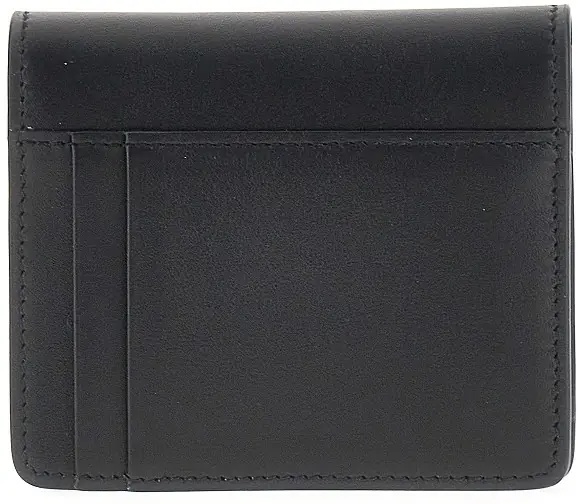 Portofele Leather bi-fold cardholder with logo - Img 2