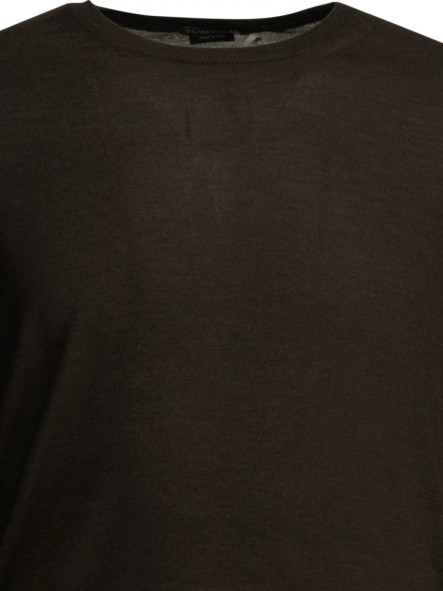 Pulover Cashmere and silk crew-neck sweater - Img 3