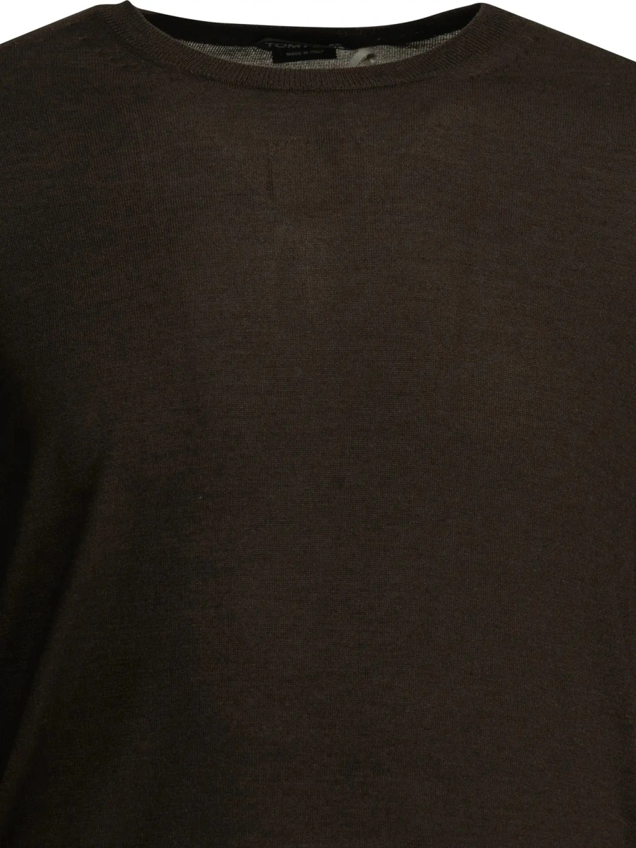 Pulover Cashmere and silk crew-neck sweater - Img 3