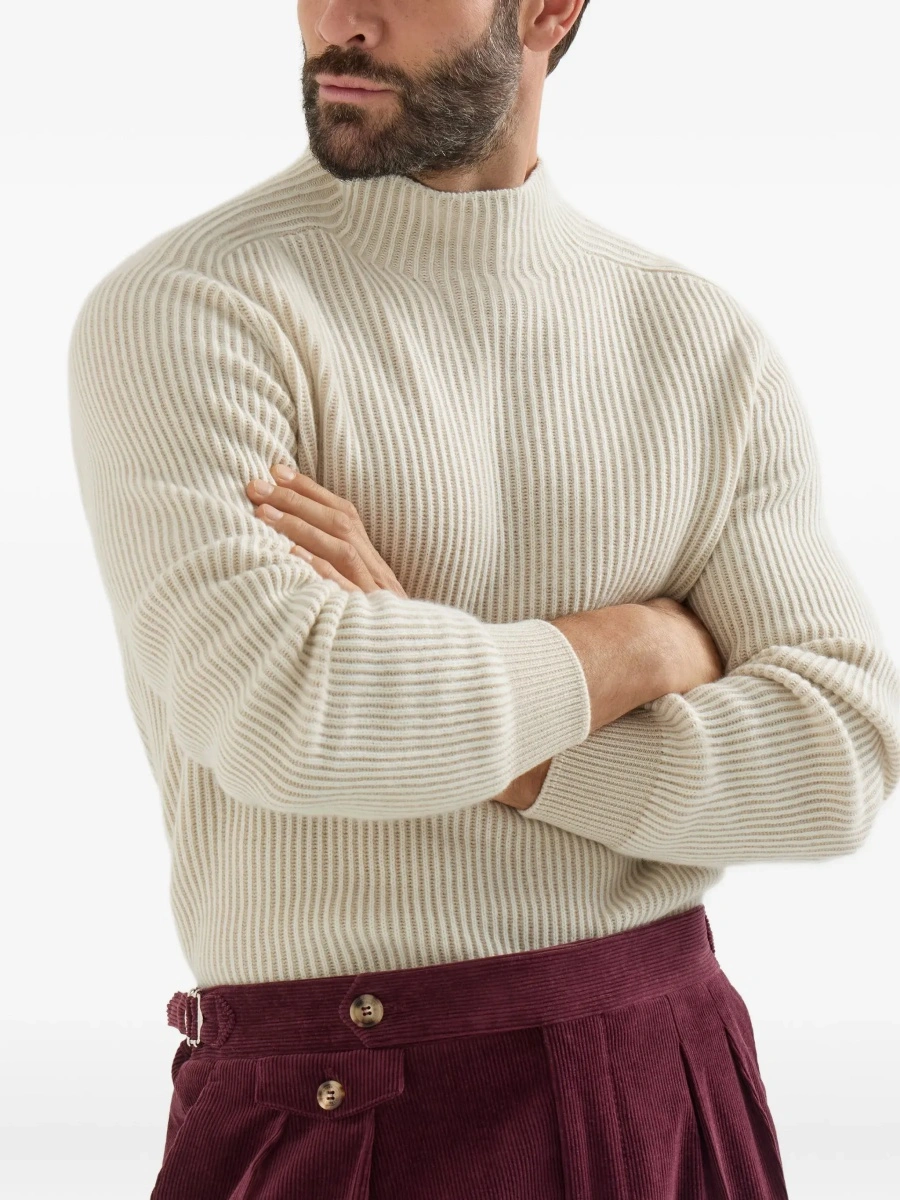 Pulover Cashmere turtleneck Sweater - Img 7