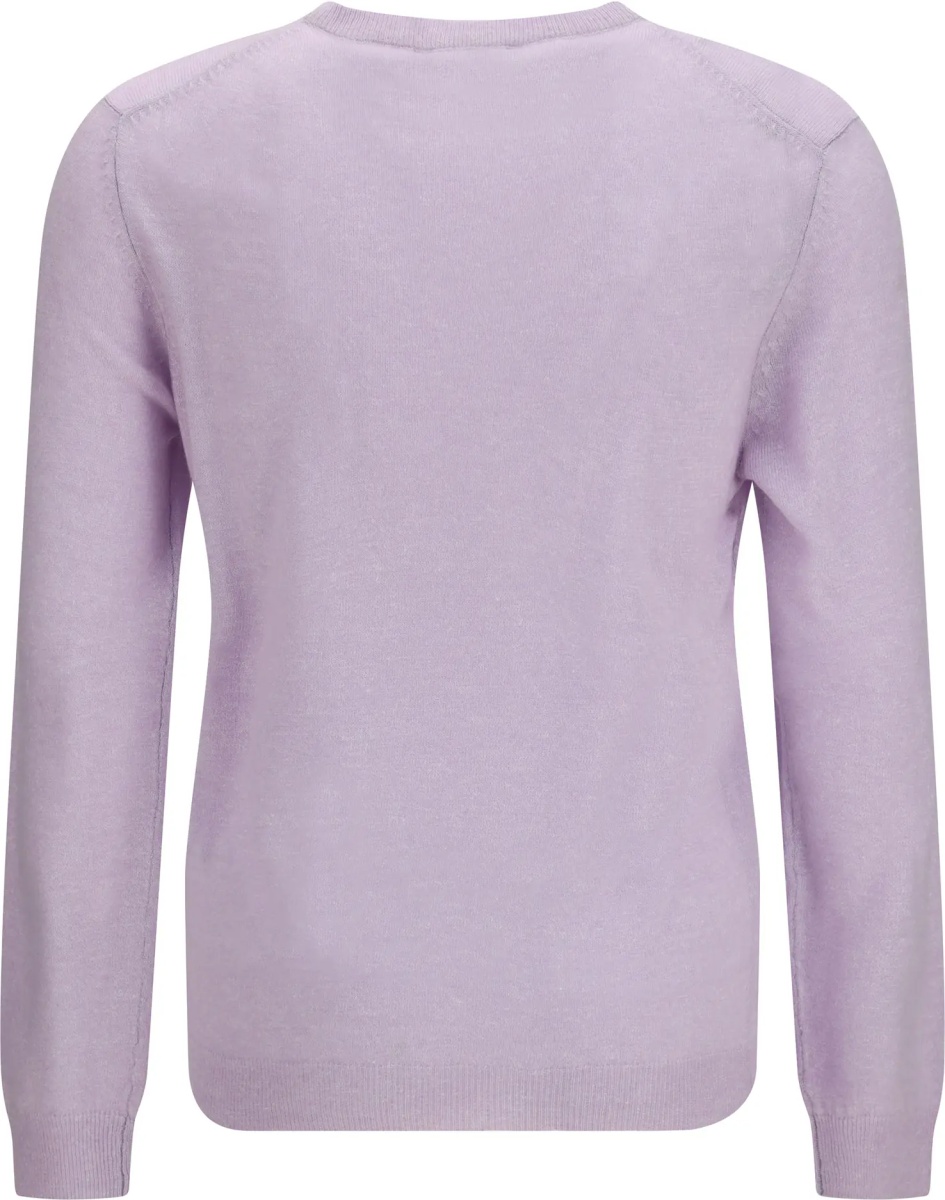 Pulover Crewneck Sweater in cashmere and linen - Img 2