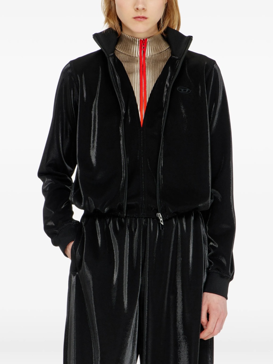 Pulover Diesel Oval D negru - Img 3