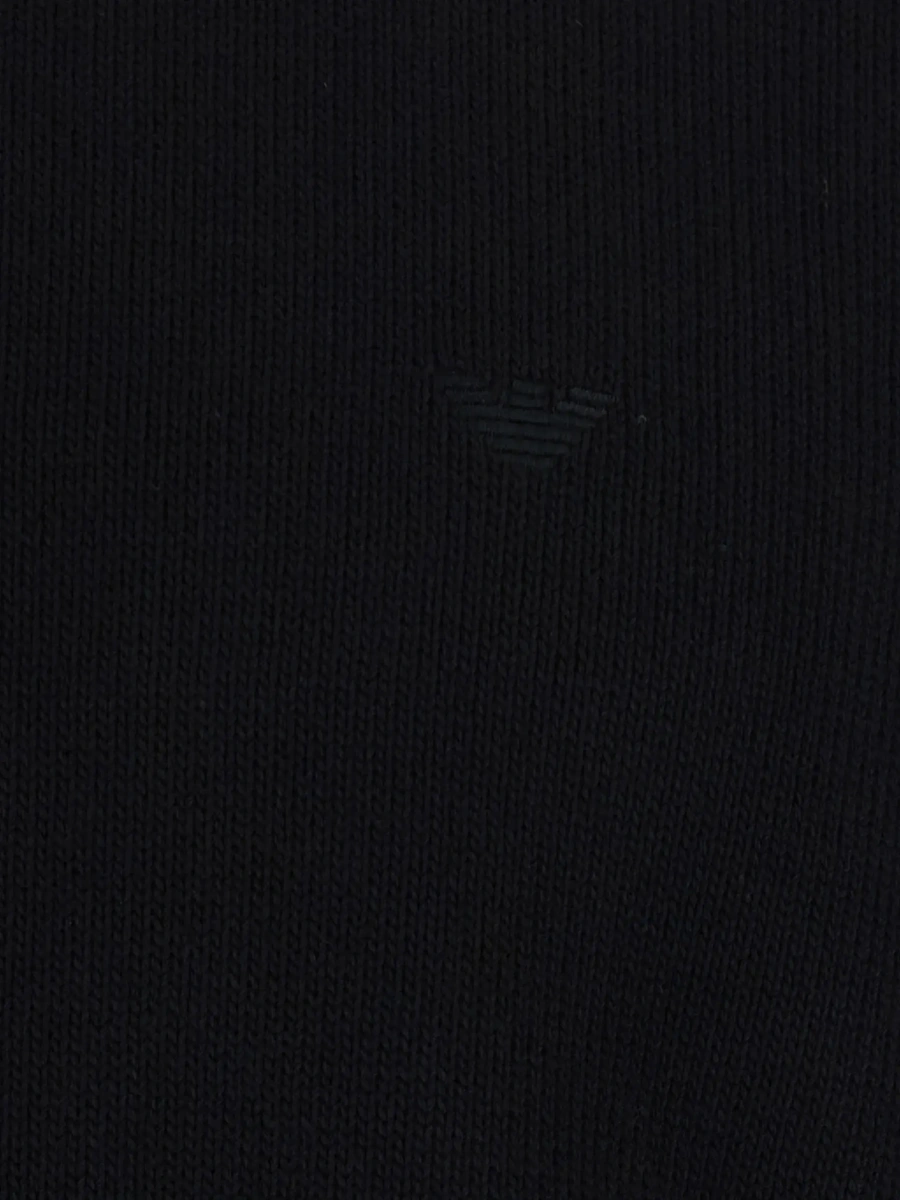 Pulover Emporio Armani negru din bumbac - Img 5