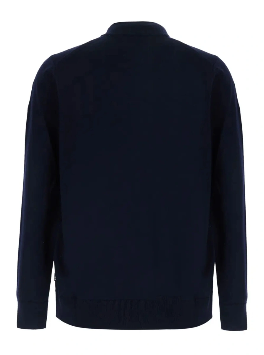 Pulover Hugo Boss albastru din lana - Img 2