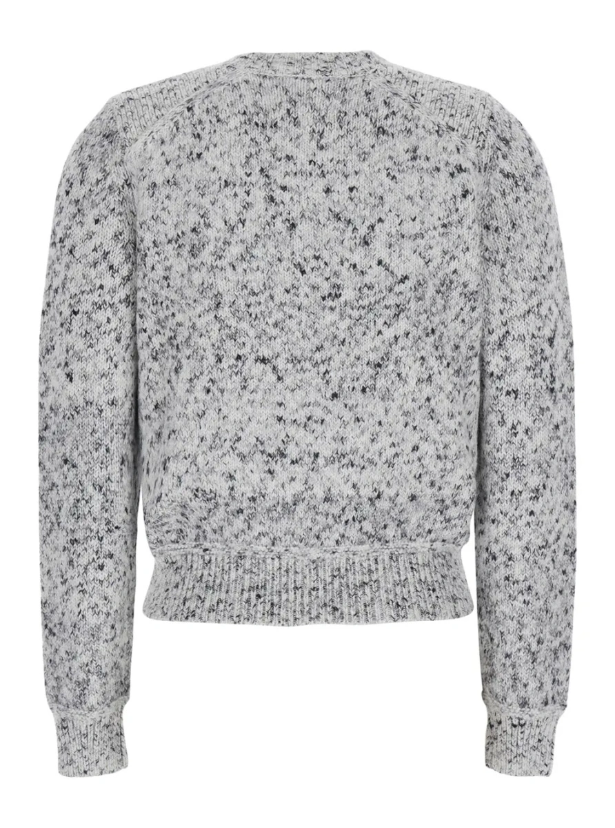 Pulover Isabel Marant gri din lana - Img 2