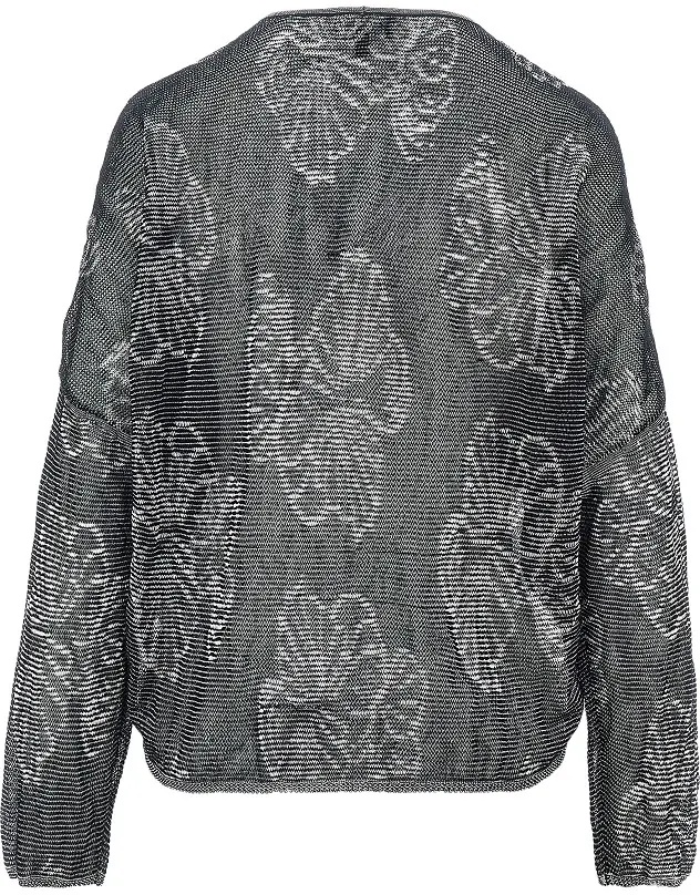 Pulover Jacquard cotton-blend sweater - Img 3