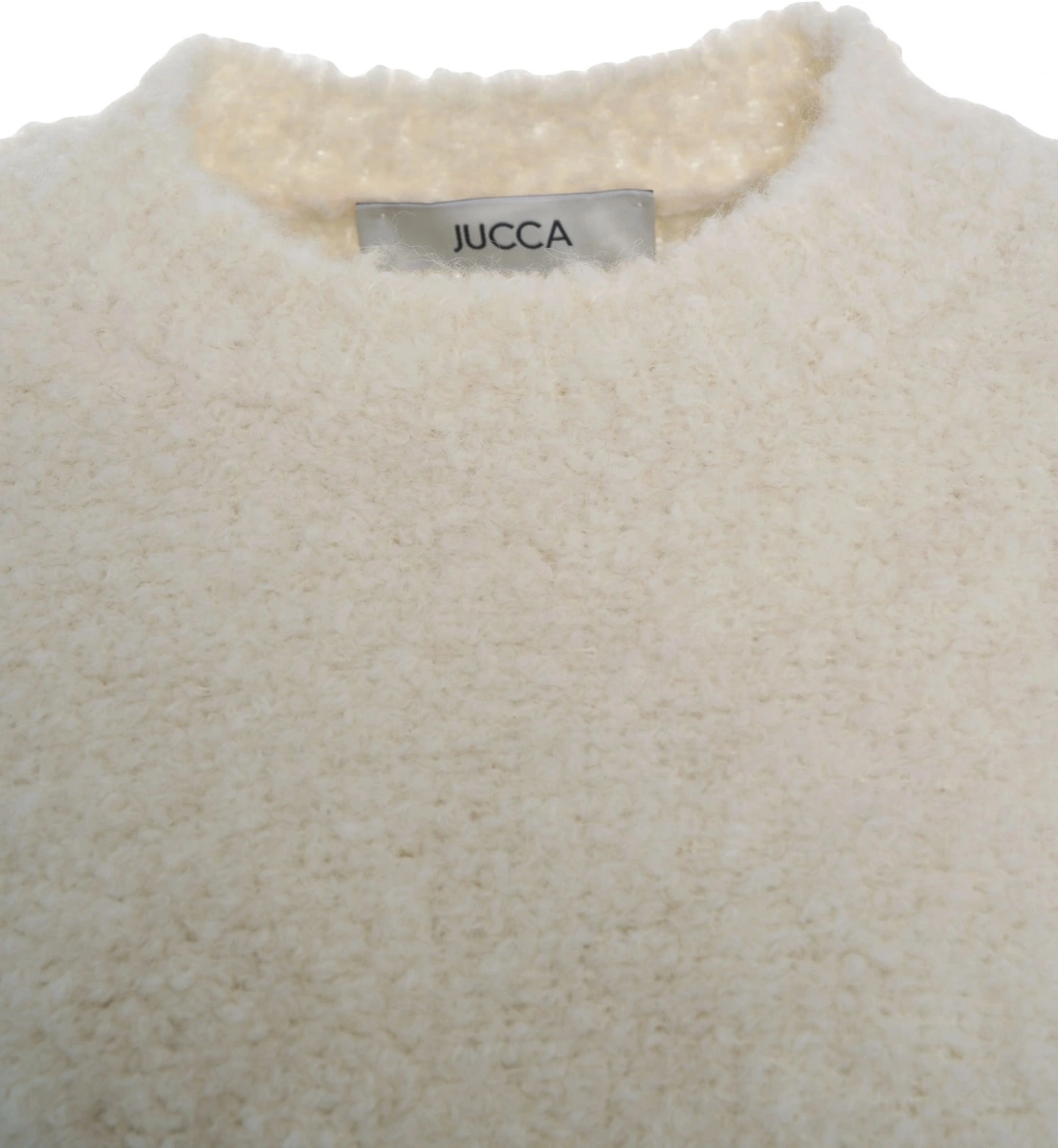 Pulover Jucca alb din alpaca - Img 4