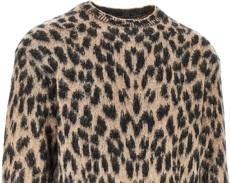 Pulover Knitted sweater with spotted motif - Img 2