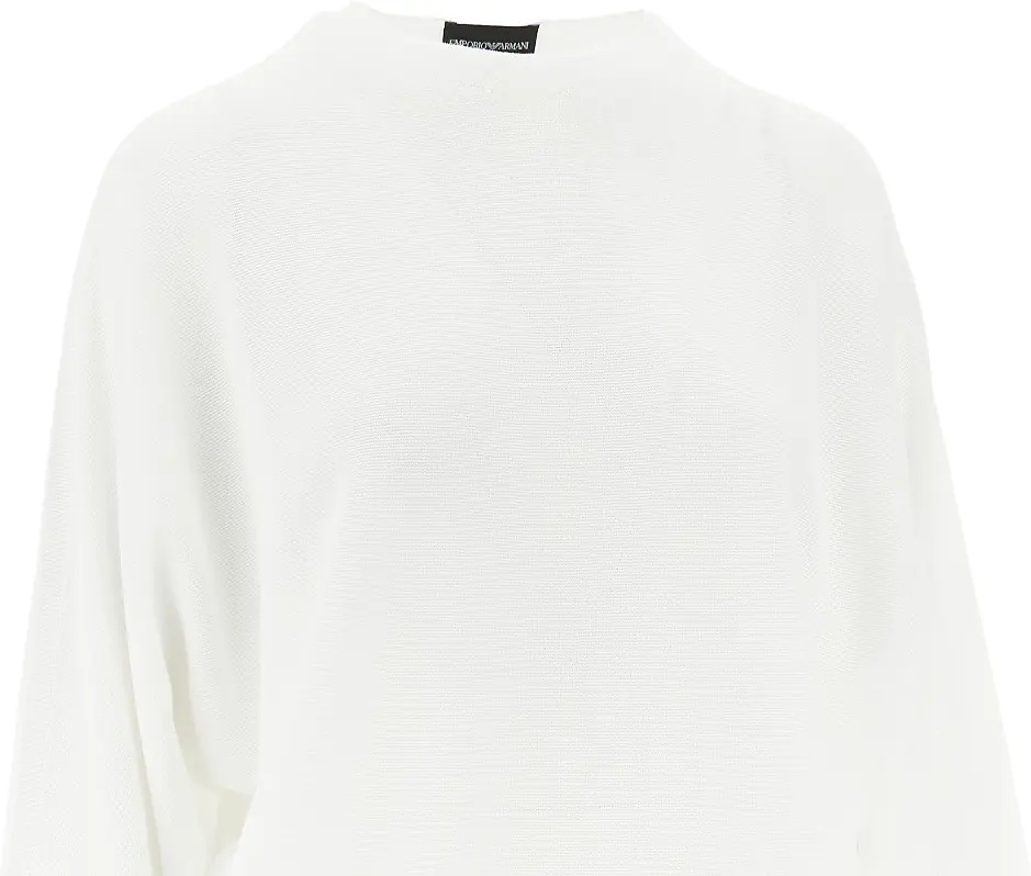 Pulover Knitted top with batwing sleeves - Img 2