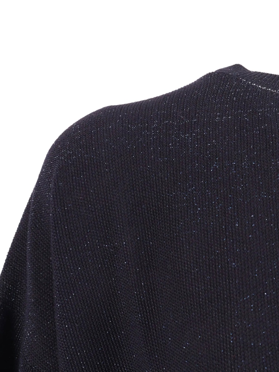 Pulover LUREX COTTON SEED STITCH SHORT SLEEVE SWEATER - Img 3