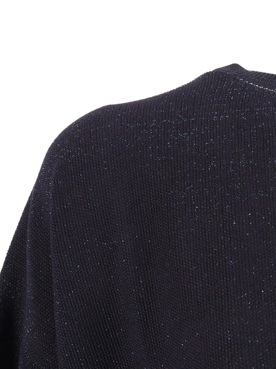 Pulover LUREX COTTON SEED STITCH SHORT SLEEVE SWEATER - Img 3