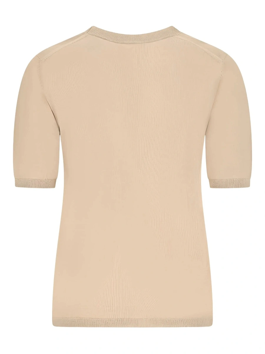 Pulover Max Mara bej din lana - Img 4