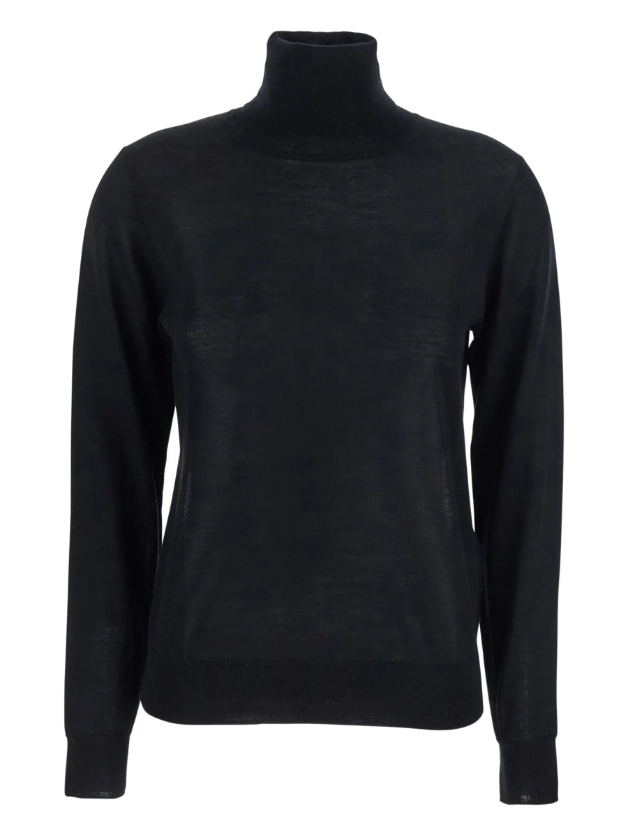 Pulover P.A.R.O.S.H. Black Turtleneck Sweater in Wool Blend Woman - Img 6