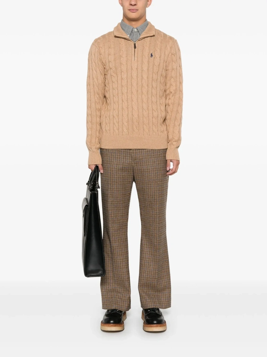 Pulover Ralph Lauren bej din bumbac - Img 4