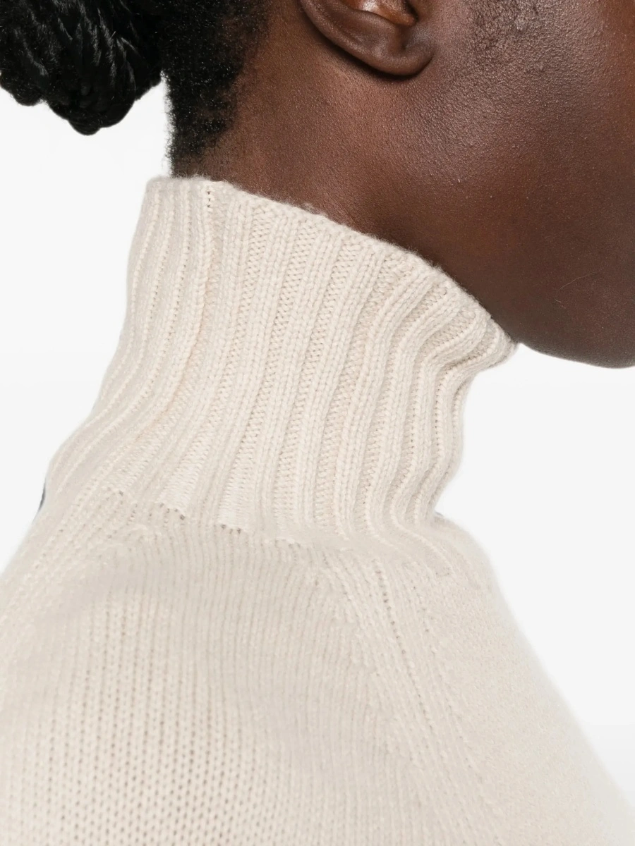 Pulover 'S MAXMARA alb din lana si casmir - Img 7