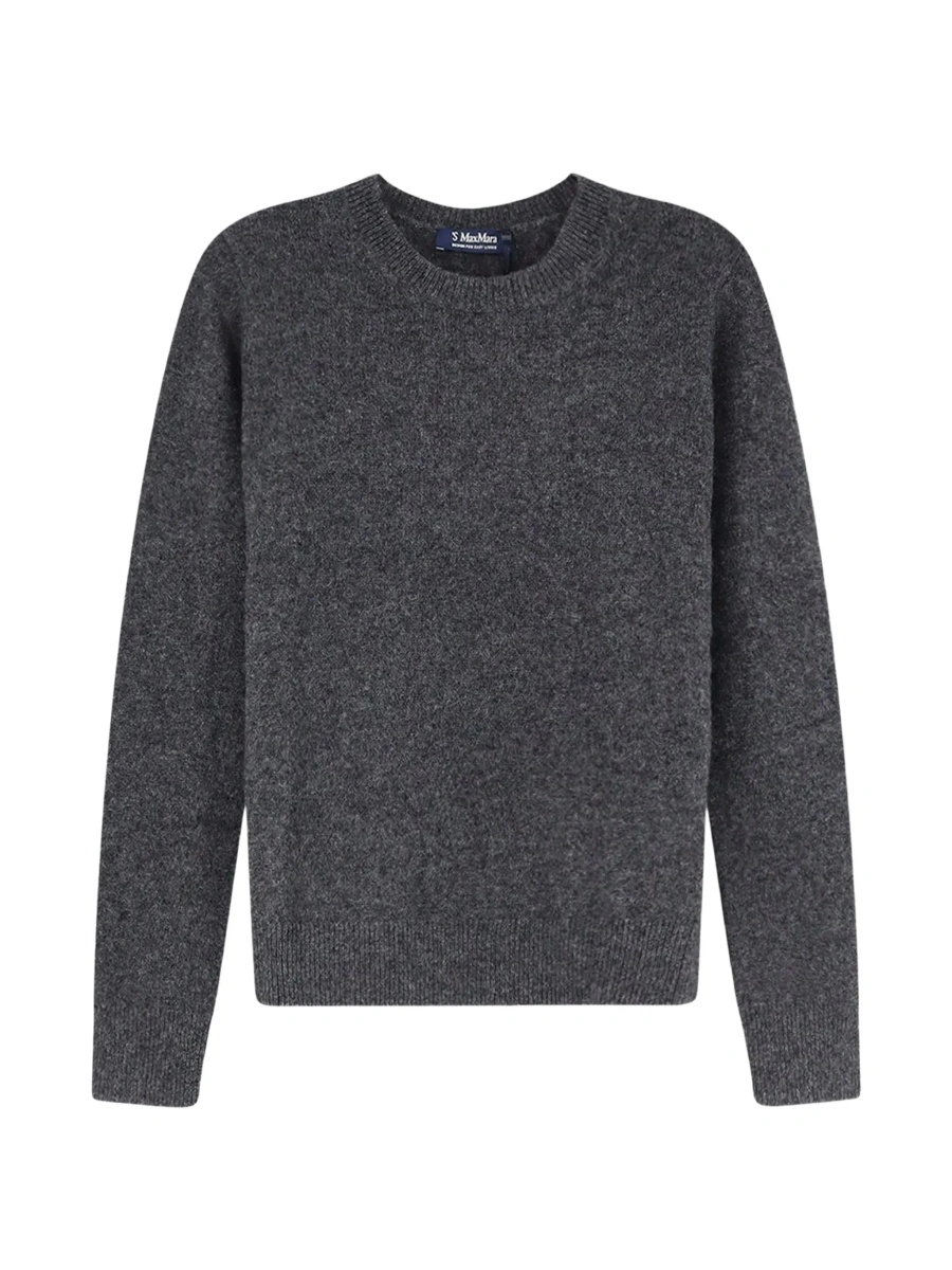 Pulover 'S MAXMARA gri din lana - Img 6
