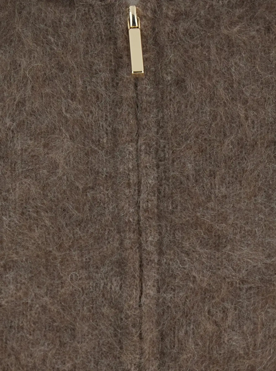 Pulover 'S MAXMARA maro din lana - Img 3