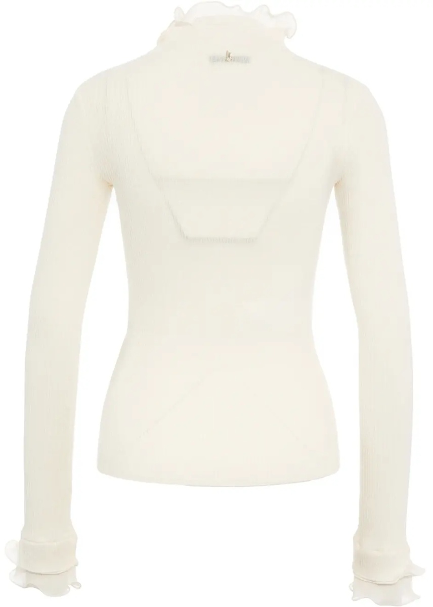 Pulover Sweater with ruffle details - Img 2