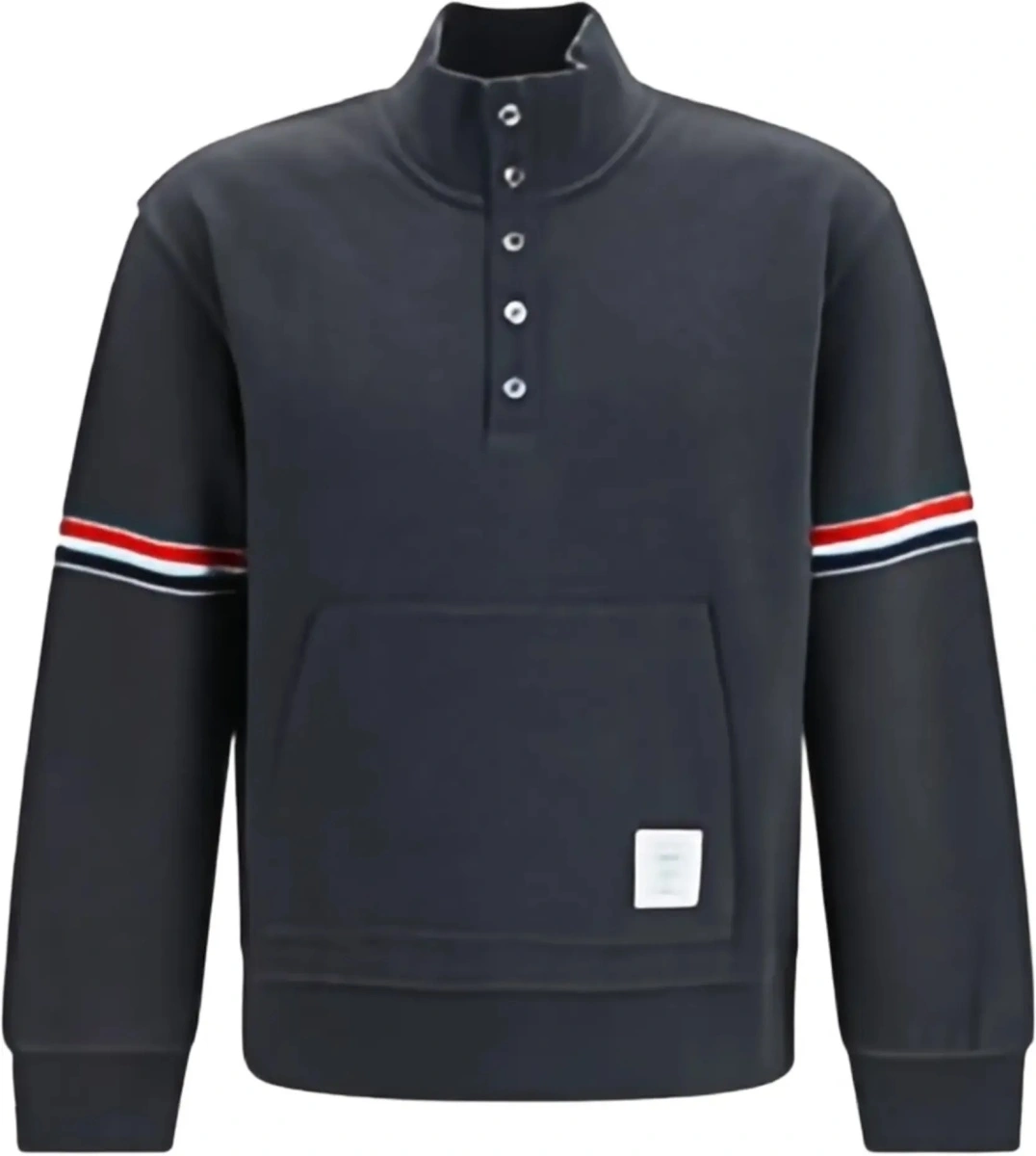 Pulover Thom Browne gri din bumbac - Img 8