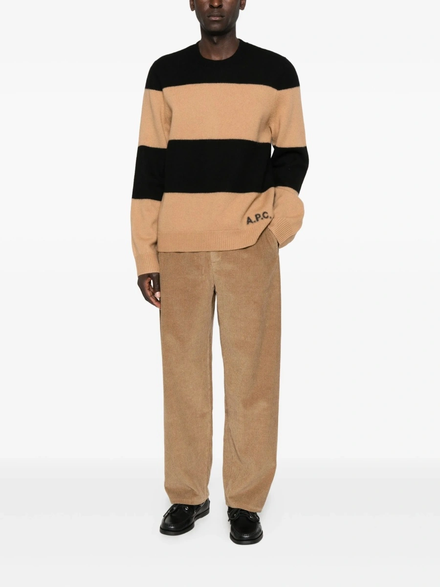 Pulover tricotat A.P.C. neutru - Img 2