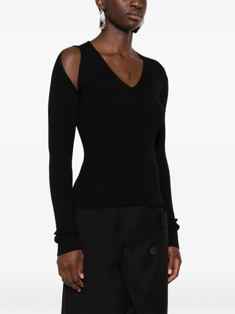 Pulover tricotat Alexander McQueen negru - Img 3