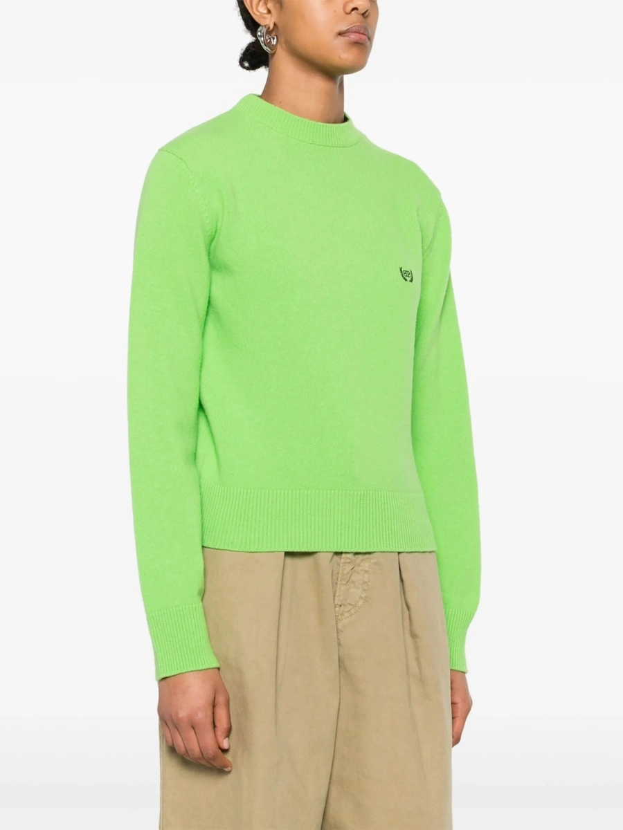 Pulover tricotat Balenciaga verde - Img 3