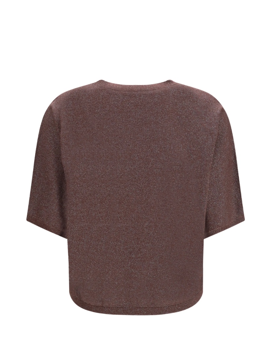 Pulover tricotat Brunello Cucinelli maro - Img 2