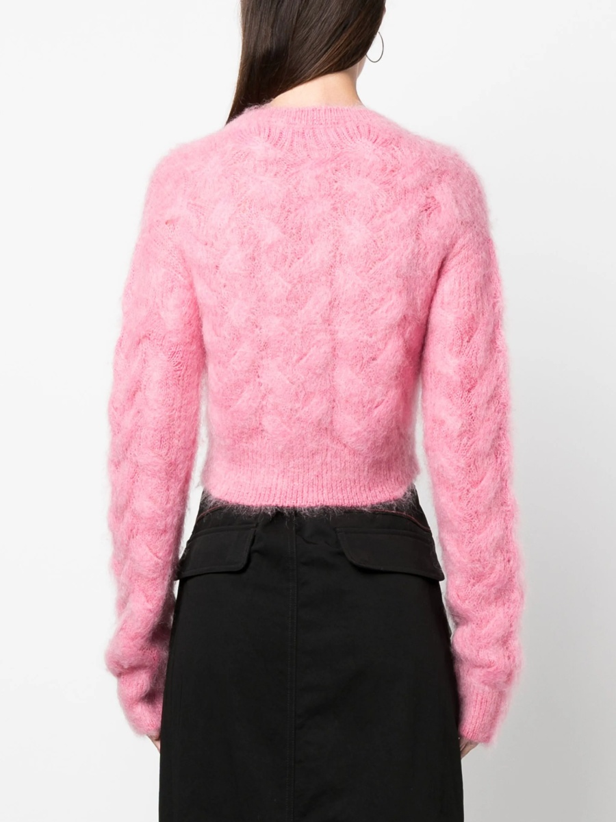 Pulover tricotat DSQUARED2 roz - Img 4