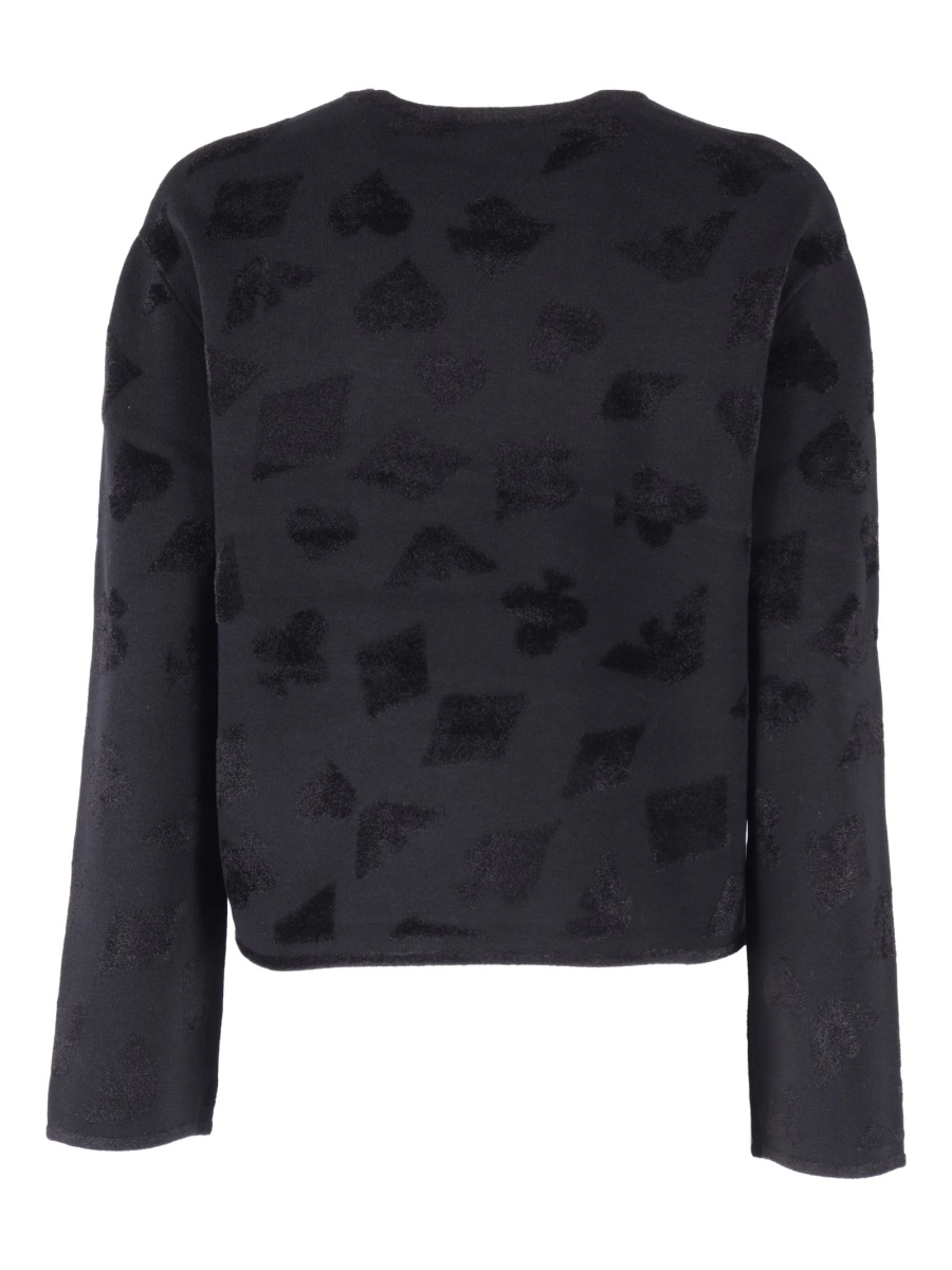 Pulover tricotat Emporio Armani negru - Img 2