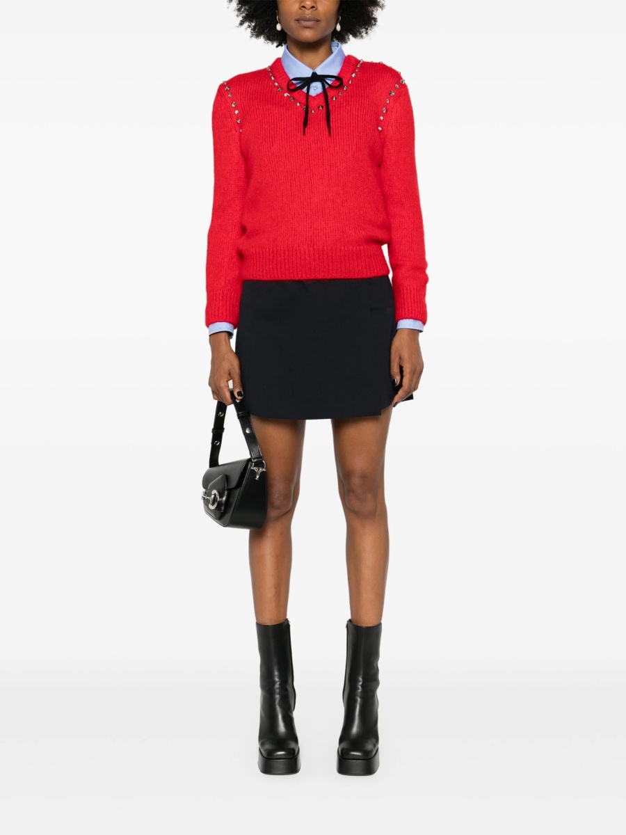 Pulover tricotat Gucci rosu - Img 2
